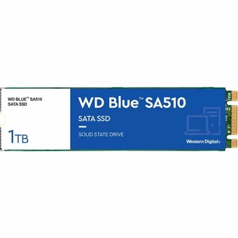  SSD WD Blue SA510 WDS100T3B0B 1.0TB, M.2(22x80mm) 