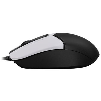  Мышь A4Tech Fstyler FM12 Panda белый, черный оптическая (1200dpi) USB (3but) 