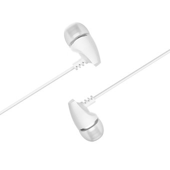  Наушники Borofone BM25 Sound edge universal earphones with mic, white 