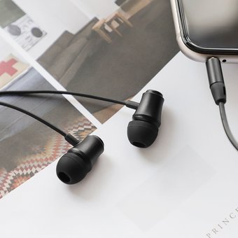  Наушники Borofone BM29 Gratified Universal earphones with mic, black 