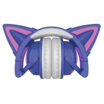  Наушники QUMO Party Cat mini ВТ 0050 синий/фолетовый (34913) 