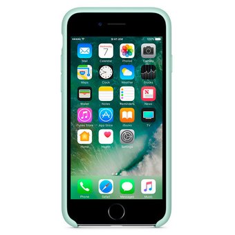  Чехол Silicone Case для iPhone 7/8 Plus (Мятный)(1) 