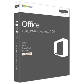  ПО Microsoft Office Mac Home and Business 2016, All Languages, CEE only, Microsoft Online Download, ESD (W6F-00613) 