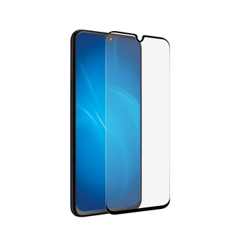  Защитное стекло 2.5D Full Cover+Full Glue для Samsung Galaxy A70 (2019)/A705F чёрный тех.пак 