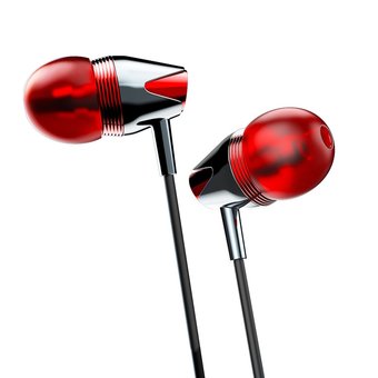  Наушники Borofone BM13 Coolmelody universal wired earphone, red 