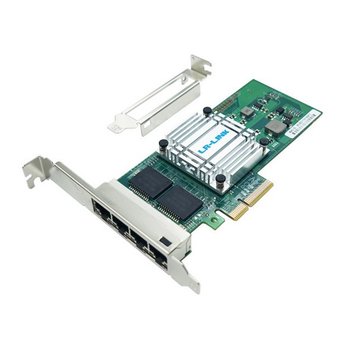  Сетевой адаптер LR-LINK LRES2025PT PCIE 1GB 4Port 