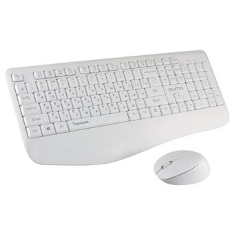  Комплект клавиатура и мышь QUMO Space White (30703) 
