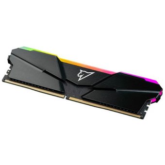  ОЗУ Netac Shadow NTSRD4P32DP-32E DDR4 DIMM 32Gb (16Gbx2) PC25600, 3200Mhz, RGB, CL16 Grey, 1.35V, с радиатором 