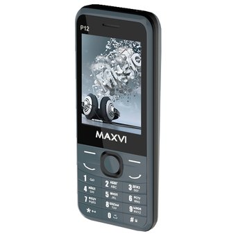  Мобильный телефон Maxvi P12 Grey 