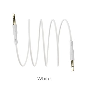 Аудио-кабель BOROFONE BL1 Audiolink 1м (белый) 