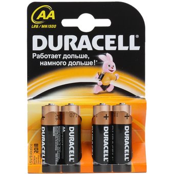  Батарейка Duracell LR6/4BL MN1500 