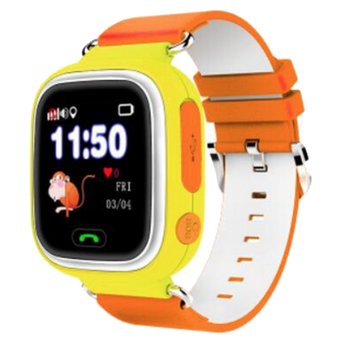  Детские часы телефон с gps трекером Smart baby watch Q90s желтый 