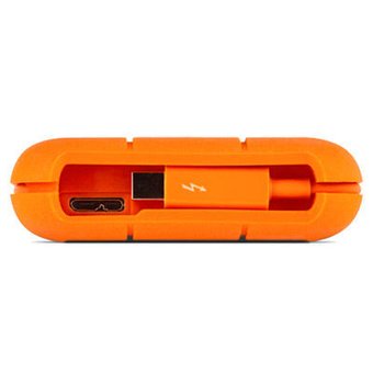  Внешний HDD Lacie STFS2000800 Original USB-C 2Tb Rugged 2.5" оранжевый Thunderbolt 