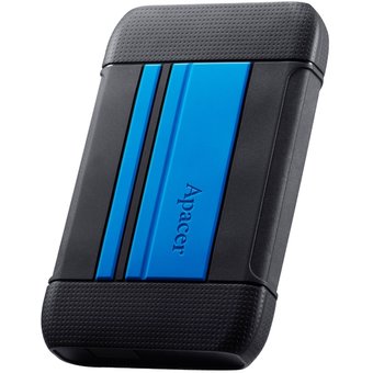  Внешний HDD 2.5" 1TB Apacer AC633 (AP1TBAC633U-1) USB 3.1 Gen 1, Military-Grade Shockproof, Blue, RTL 