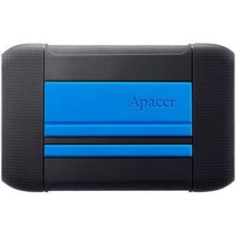  Внешний HDD 2.5" 1TB Apacer AC633 (AP1TBAC633U-1) USB 3.1 Gen 1, Military-Grade Shockproof, Blue, RTL 