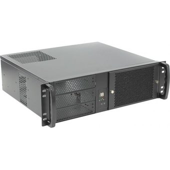  Корпус Procase EM338F-B-0 Корпус 3U Rack server case,съемный фильтр, черный, без блока питания, глубина 380мм, MB 12"x9.6" 