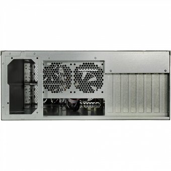  Корпус Procase RE411-D0H17-E-55 Корпус 4U server case,0x5.25+17HDD,черный,без блока питания,глубина 550мм,MB EATX 12"x13" 