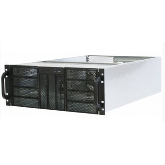  Корпус Procase RE411-D11H0-A-45 4U server case,11x5.25+0HDD,черный,без блока питания,глубина 450мм,MB ATX 12"x9,6" 
