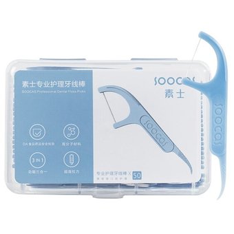  Зубная нить Xiaomi (Mi) SOOCAS Dental Floss Pick (6 pack) 300pcs (D1-GL6) 