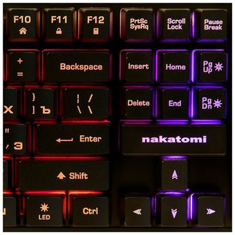  Клавиатура NAKATOMI KG-23U черный 