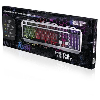  Клавиатура SMARTBUY SBK-354GU-K Rush Metal Heart 354 