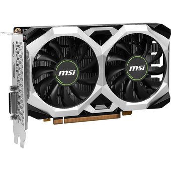  Видеокарта MSI NVIDIA GeForce GTX 1630 (GTX 1630 VENTUS XS 4G OC) 4096Mb 64 GDDR6 1815/12000 DVIx1 HDMIx1 DPx1 HDCP Ret 