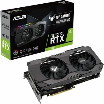  Видеокарта ASUS TUF-RTX3050-O8G-GAMING (90YV0HM4-M0NA00) 