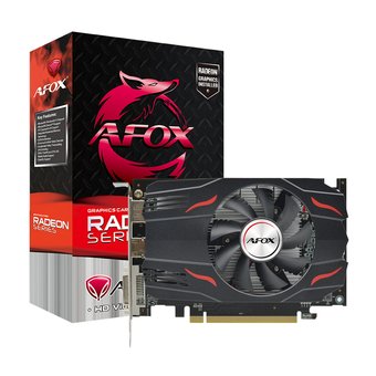  Видеокарта Afox AMD Radeon AFRX550-4096D5H4-V7 RX 550 4GB GDDR5 128Bit DVI HDMI DP ATX Single Fan PCI-E 16x 