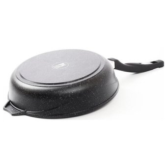  Сковорода МЕЧТА 28802И Гранит black Induction Pro 28см 