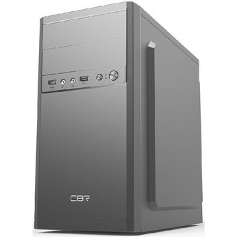  Корпус CBR PCC-MATX-RD873-450W mATX Minitower RD873, c БП PSU-ATX450-12EC, 2*USB 2.0, HD Audio+Mic, кабель питания 1.2м, Black 