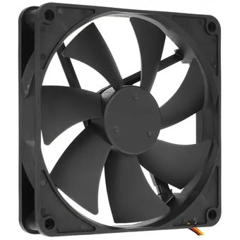  Вентилятор Gembird (D14025BM-3) 140x140x25, шарикоподшипник, 3 pin, провод 40 см 