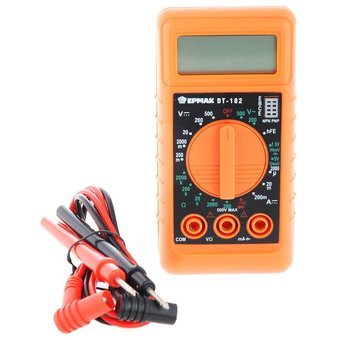  Мультиметр ЕРМАК DT-182 цифровой мини (660-001) 