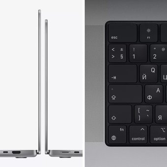  Ноутбук Apple MacBook Pro 16 2021 (Z14V0008D, Z14V/1) Space Grey 16.2" Liquid Retina XDR(3456x2234) M1 Pro chip 10-core CPU and 16-core GPU/32Gb/512Gb 