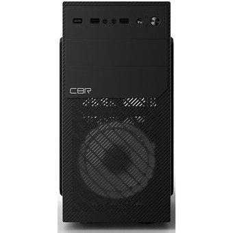  Корпус CBR PCC-MATX-RD850-450W mATX Minitower RD850, c БП PSU-ATX450-12EC, 2*USB 2.0, HD Audio+Mic, кабель питания 1.2м, Black 