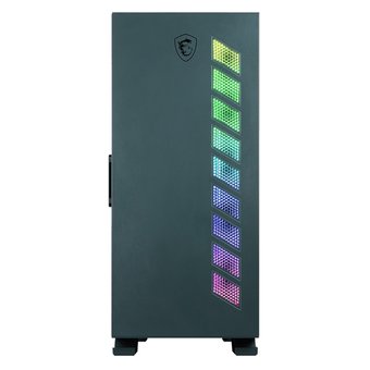  Корпус MSI Mag Vampiric 300R Midnight Green (829339) 2xUSB 3.0, 1xType C, 1x120mm, AGRB Fan, AGRB Control Board, Tempered Glass Window, Brown Box) 