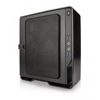  Корпус INWIN BQS696BL (Chopin) (6144632) 150w 80+Bronze, Mini-ITX, Black 