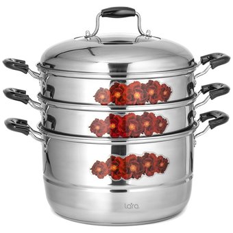  Мантоварка-пароварка LARA LR03-40 11,0л 