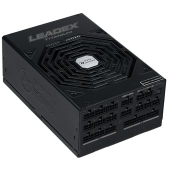  блок питания Super Flower (SF-1600F14HT) 1600 Ватт, ATX, 140mm, 14xSATA, 9xPCI-E(6+2), 5xPCI-E(6), APFC, 80+ Titanium, Full Modul 