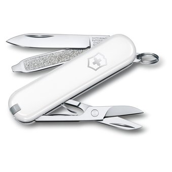  Нож перочинный Victorinox Classic Falling Snow (0.6223.7G) 58мм 7функц. карт.коробка 