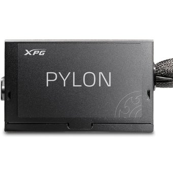  Блок питания ADATA XPG PYLON550B-BlackCOLOR (PYLON550B-BKCEU) чёрный (550 Вт, PCIe-2шт, ATX v2.31, Active PFC, 120mm Fan, 80 Plus Bronze) 