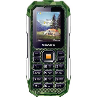 Мобильный телефон teXet TM-518R зеленый 