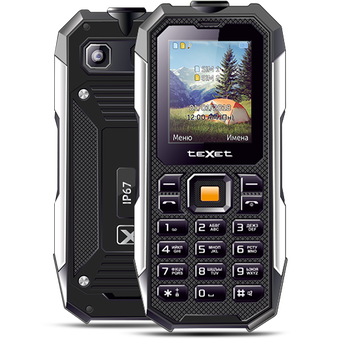  Мобильный телефон teXet TM-518R черный 