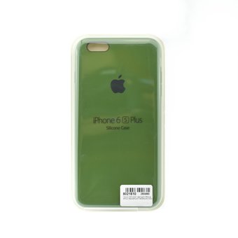  Чехол Silicone Case для iPhone 6Plus (Армейский Зелёный) (45) 