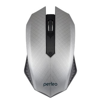 Мышь Perfeo Wireless, Silver, Switch, 3 кн, 1200dpi, USB (PF-A4501) 