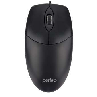  Мышь Perfeo Debut Black, 3 кн, 1000 dpi, USB (PF-A4752) 