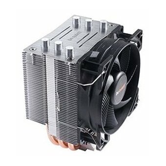  Охладитель BE QUIET! Pure Rock Slim, Multi-Sockets, 3 теплотрубки, TPD 120W, 4-pin PWM, fan Ф92x25mm, 2000rpm, 25,4dBA, 59.38 CFM,SB (sleeve bearing) 