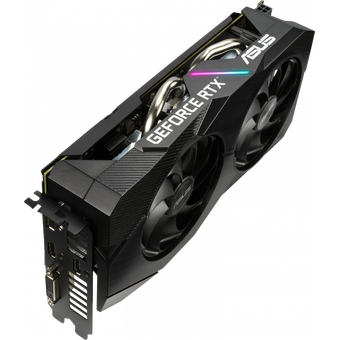  Видеокарта Asus Dual-RTX2060-6G-EVO GeForce RTX 2060 6144Mb 192bit GDDR6 1365/14000 DVIx1/HDMIx2/DPx1/HDCP Ret 