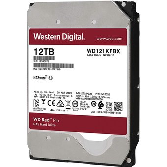  HDD Western Digital Original WD121KFBX Sata3 12Tb Red Pro (7200rpm) 256Mb 3.5" 