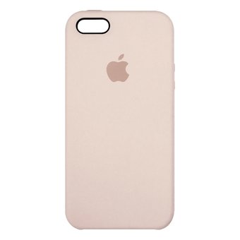  Чехол Silicone Case для iPhone 5/5s (Пудровый)(19) 