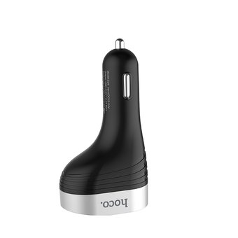  АЗУ HOCO Z29 Regal digital display cigarette lighter,black 